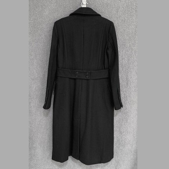 Club Monaco Cinched Waist Insulated Long Wool Coat - Picture 4 of 8